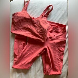 Lululemon align set in raspberry cream 💕